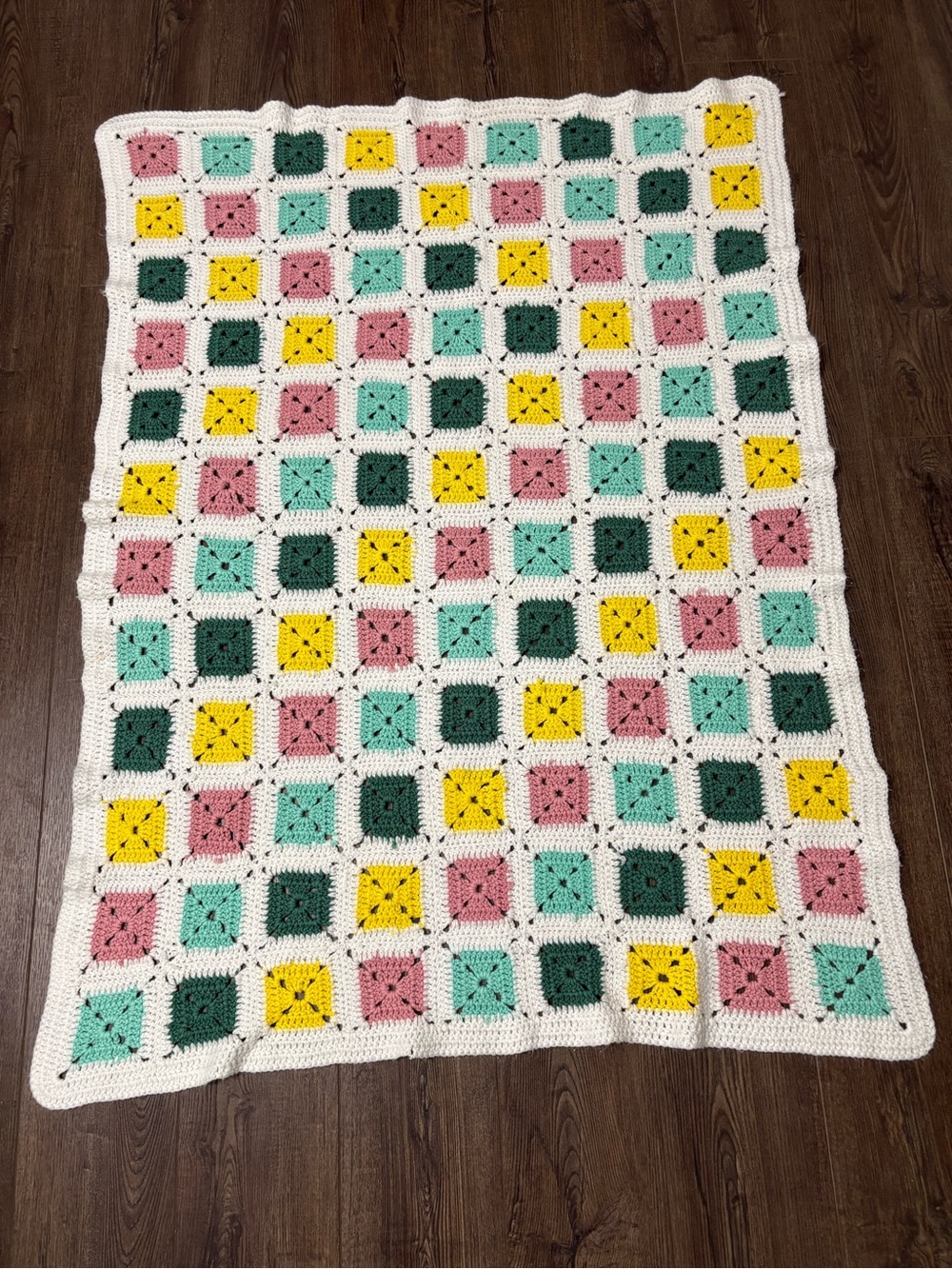 Handmade Granny Square Afghan